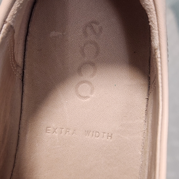 ECCO Soft8W Comfort Sneakers Women's Size 6 Pink Leather LaceUp Shoes Monochrome - Picture 12 of 13